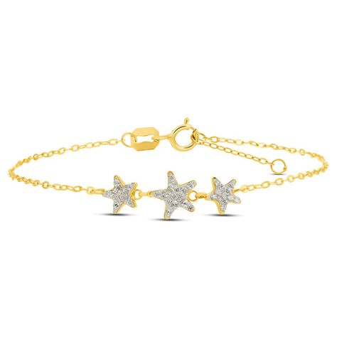 Bracciale Christelle Oro Giallo Cristallo - Bracciali Donna | Stroili