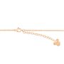 Collana Acciaio rosato Topolino Minnie e Cristalli