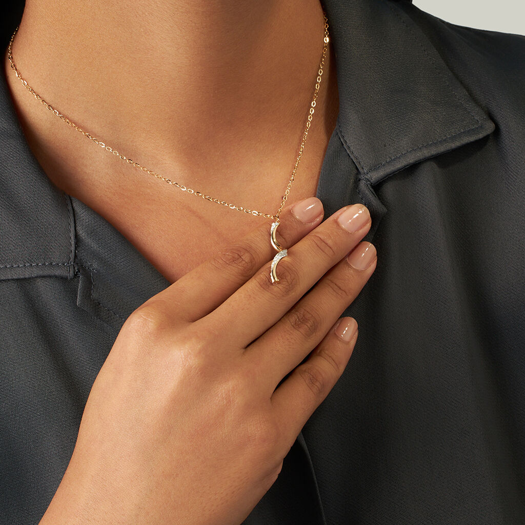 Collana Crystal Gold Oro Giallo Cristallo - Collane Donna | Stroili