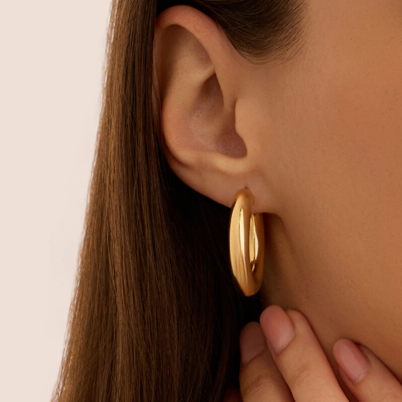 Orecchini A Cerchio Toujours Oro Giallo - Orecchini a Cerchio Donna | Stroili