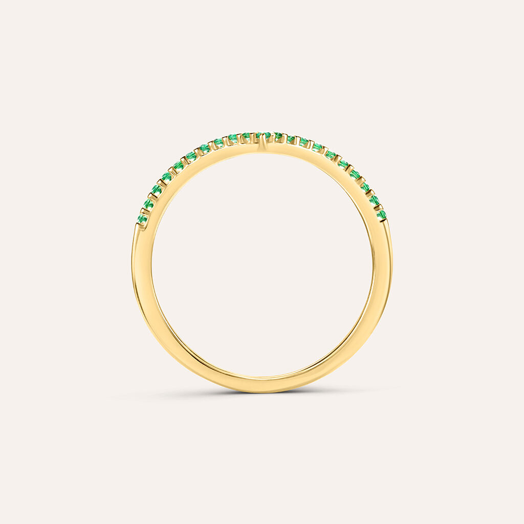 Anello Fantasia Claire Oro Giallo Cubic Zirconia