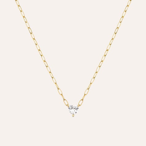 Collana Punto Luce Claire Oro Giallo Cubic Zirconia - Collane Punto Luce Donna | Stroili