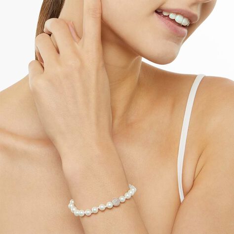 Bracciale Silver Pearls Argento Rodiato Perla sintentica - Bracciali Donna | Stroili