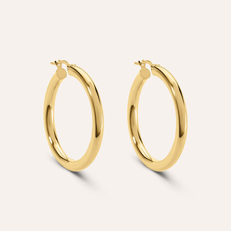 Orecchini A Cerchio Toujours Oro Giallo - Orecchini a Cerchio Donna | Stroili