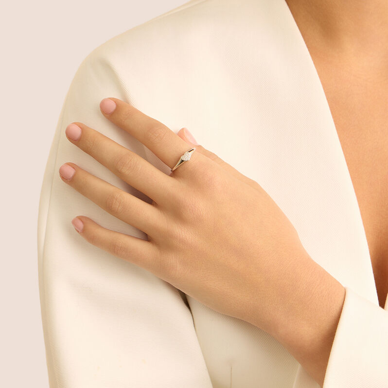 Anello Chevalier Silver Shine Argento Rodiato Cubic Zirconia - Anelli con Pietre Donna | Stroili