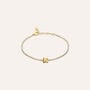Bracciale Tennis Aura Acciaio Dorato Cubic Zirconia