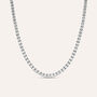 Collana Tennis Diamade Oro Bianco Diamante Lab-Grown