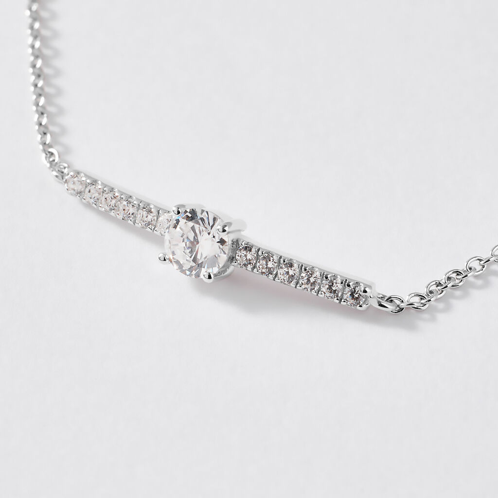 Bracciale Punto Luce Silver Elegance Argento Rodiato Cubic Zirconia - Bracciali Donna | Stroili
