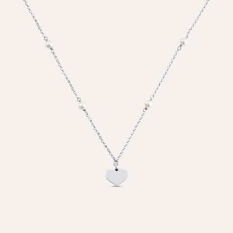 Collana Silver Pearls Argento Rodiato Perla sintentica - Collane Donna | Stroili