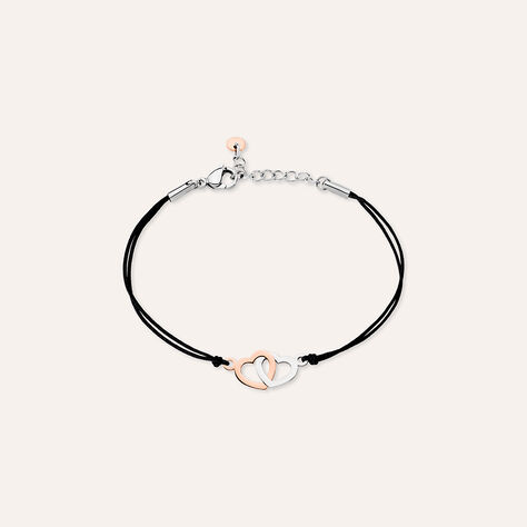 Bracciale Sunrise Acciaio Bicolore Bianco / Rosa - Bracciali Love Donna | Stroili