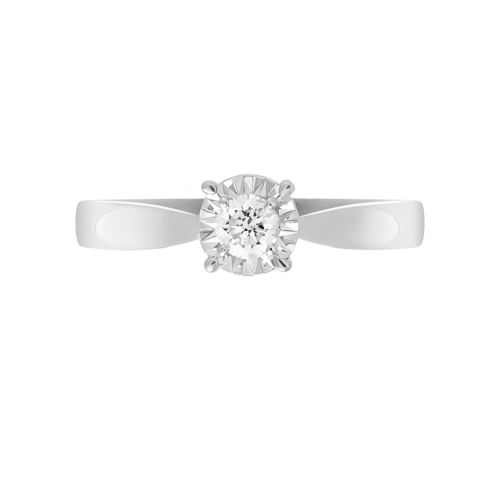 Anello Solitario Diamotion Oro Bianco Diamante - Anelli con Pietre Donna | Stroili