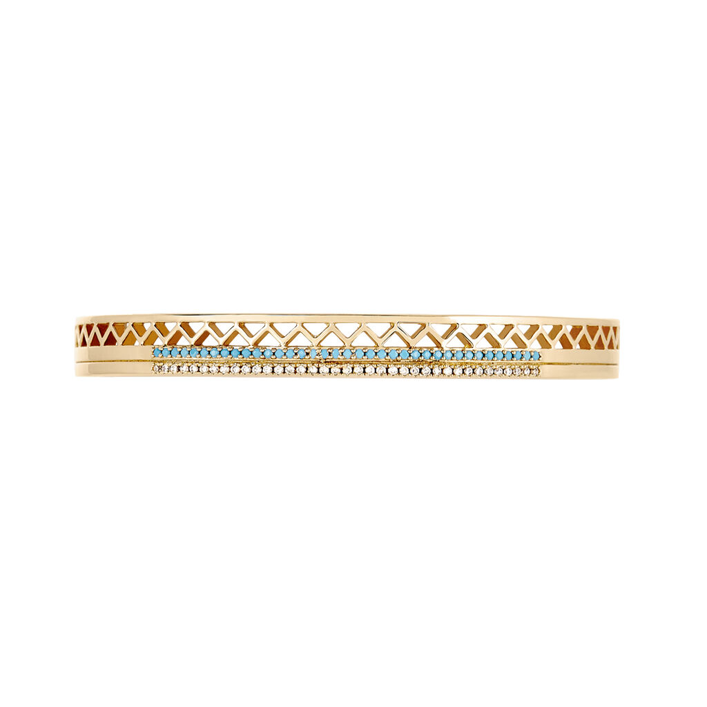 Bangle Golden Dream Placcato Oro Giallo Pietra sintetica Cubic Zirconia - Bracciali Rigidi Donna | Stroili