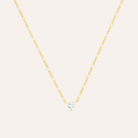 Collana Punto Luce Claire Oro Giallo Cubic Zirconia - Collane Punto Luce Donna | Stroili