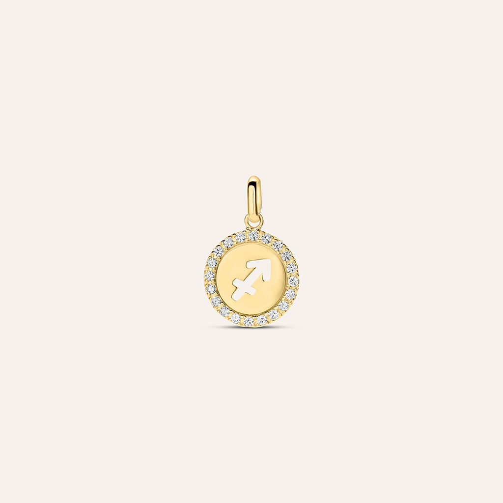 Pendente Poème Oro Giallo Cubic Zirconia - Ciondoli Donna | Stroili