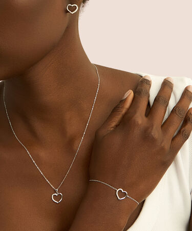 Collana Silver Moments Argento Rodiato Cubic Zirconia