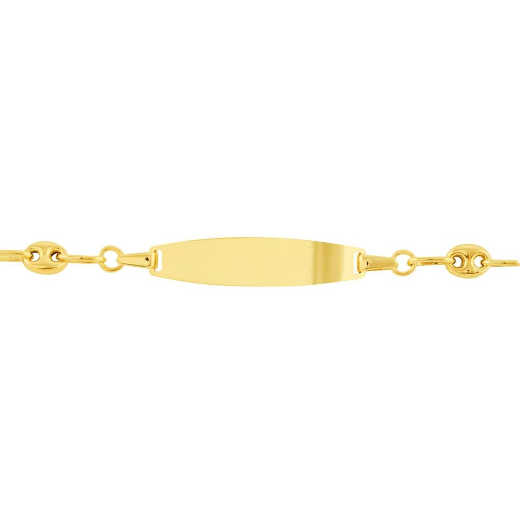 Bracciale Con Targhetta Holy Oro Giallo - Bracciali con Incisione Bambino | Stroili