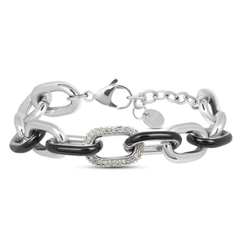 Bracciale Catena Lady Sweet Acciaio Cristallo - Bracciali Donna | Stroili