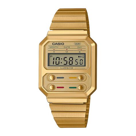 Orologio Al Quarzo Casio Vintage Revival A100weg-9aef - Orologi con Datario Unisex | Stroili