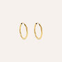 Orecchini A Cerchio Toujours Oro Giallo