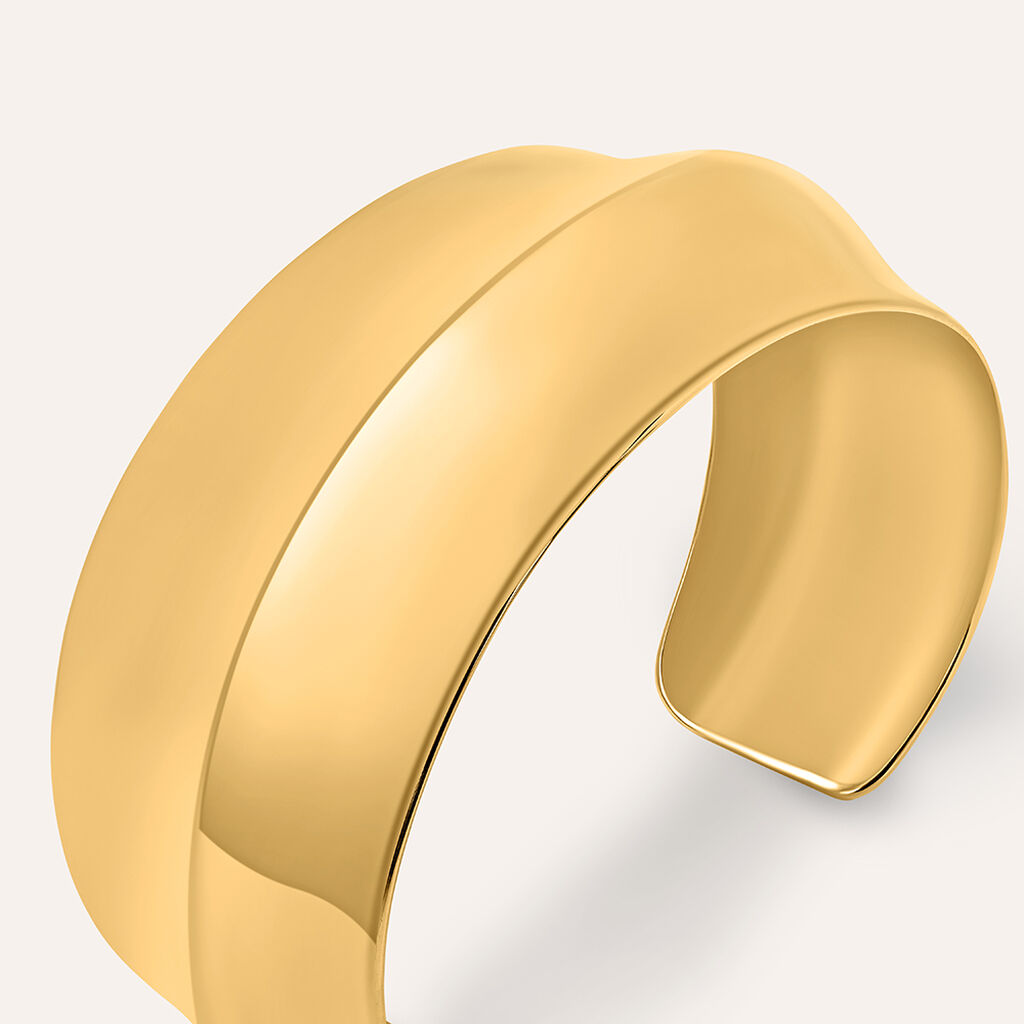 Bangle Lady Code Acciaio Dorato - Bracciali Rigidi Donna | Stroili