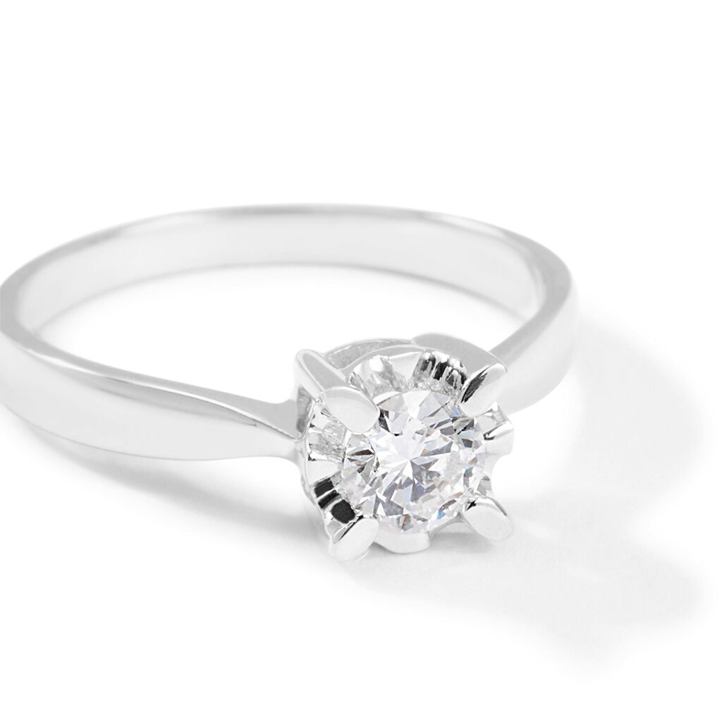 Anello Solitario Diamazing Oro Bianco Diamante - Anelli con Pietre Donna | Stroili