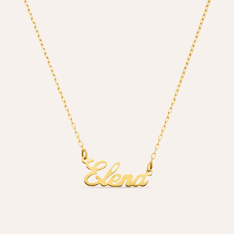 Collana Elena Gold Names Oro Giallo - Collane Unisex | Stroili