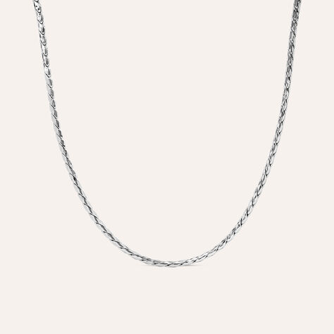 Catena Silver Collection Argento Rodiato - Collane Catena Donna | Stroili