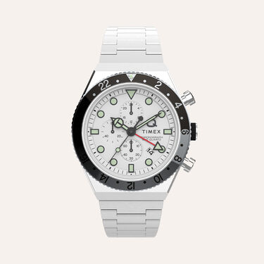 Orologio Al Quarzo Timex Q Timex Gmt Chronograph Tw2v69900