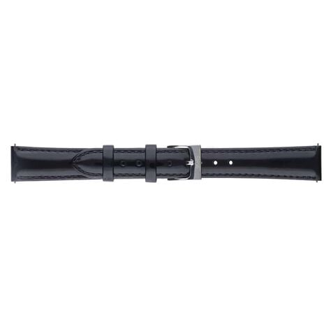 Cinturino in pelle lucida nera e chiusura easy click - Cinturini per Orologi Donna | Stroili