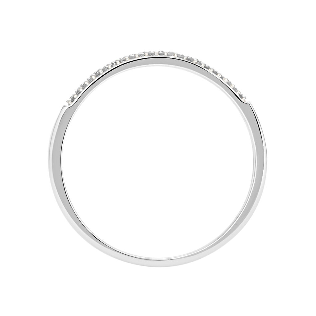 Anello Fascia Sophia Oro Bianco Diamante - Anelli con Pietre Donna | Stroili