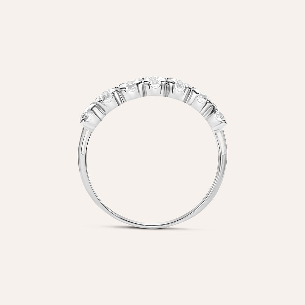 Anello Riviere Claire Oro Bianco Cubic Zirconia - Anelli Riviere Donna | Stroili