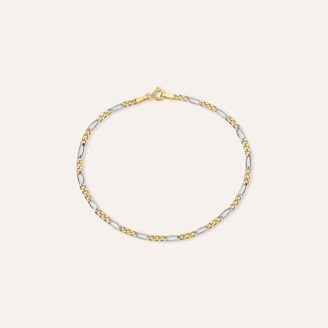 Bracciale Catena L'homme Or Oro Bicolore - Bracciali Uomo | Stroili