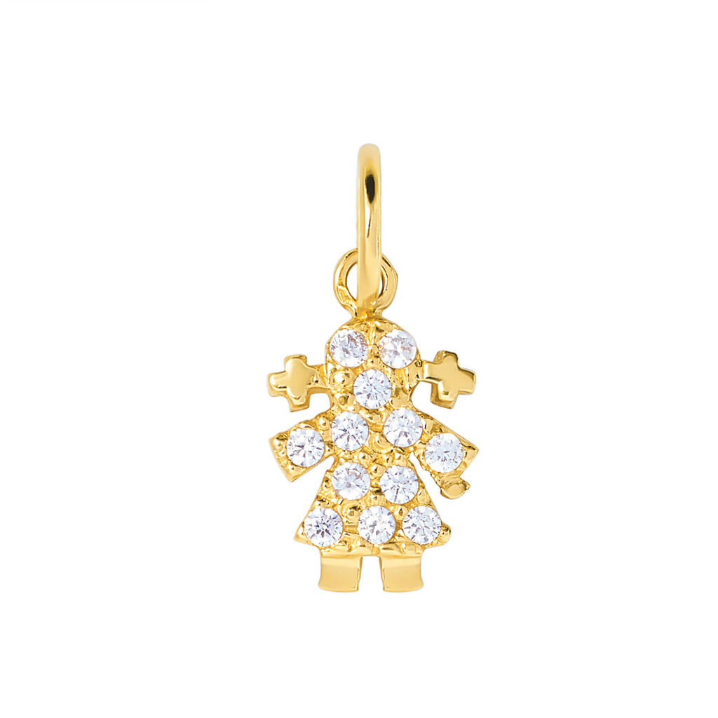 Pendente Poème Oro Giallo Cubic Zirconia - Ciondoli Donna | Stroili