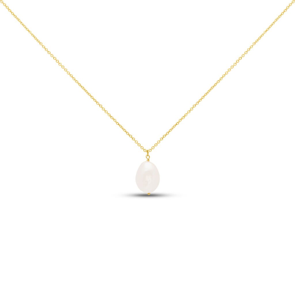 Collana Gabrielle Oro Giallo E Perla Barocca - Collane Donna | Stroili