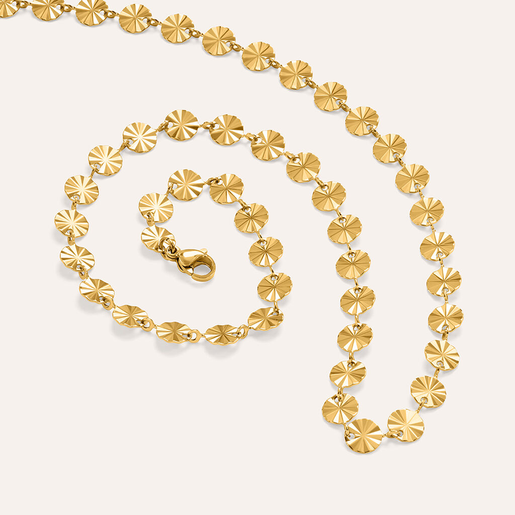 Collana Lady Code Acciaio Dorato - Collane Donna | Stroili