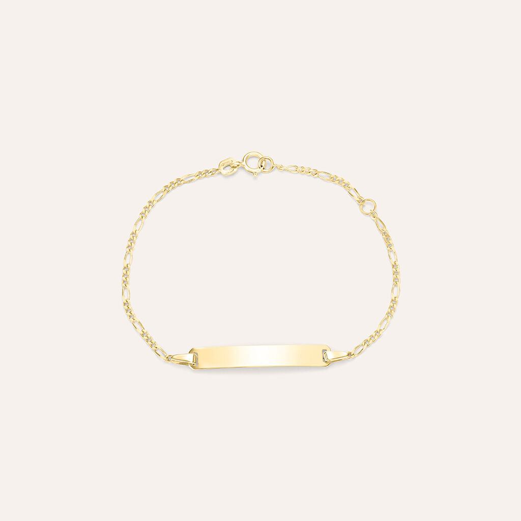 Bracciale Con Targhetta Religious Gold Oro Giallo - Bracciali Bambino | Stroili