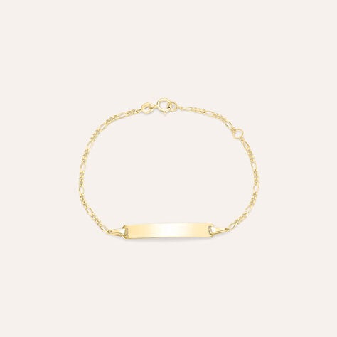 Bracciale Con Targhetta Religious Gold Oro Giallo - Bracciali Bambino | Stroili
