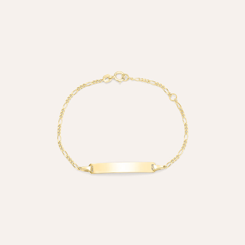 Bracciale Con Targhetta Religious Gold Oro Giallo - Bracciali Bambino | Stroili