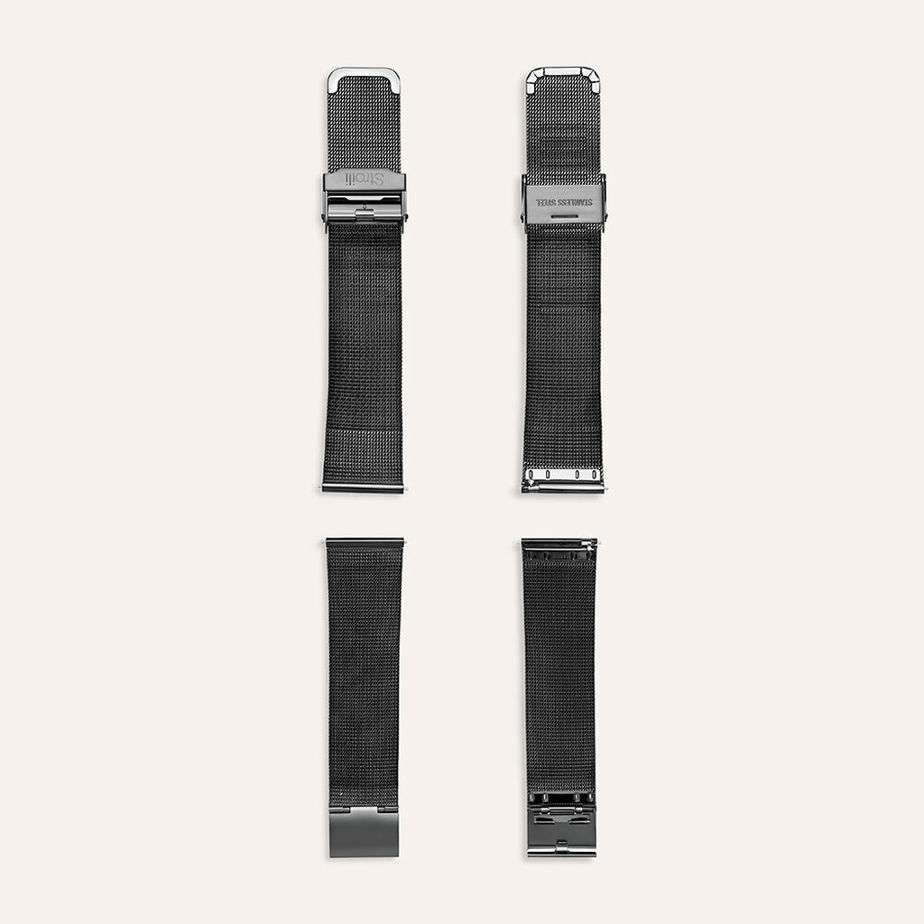 Cinturino Stroili Cinturino Acciaio Nero - Orologi a Maglia Milanese Uomo | Stroili