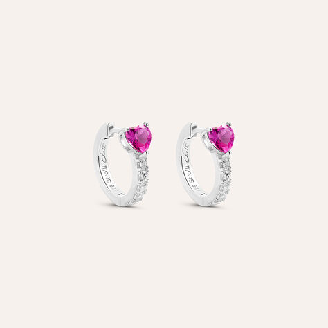 Orecchini A Cerchio Silver Elegance Argento Rodiato Cubic Zirconia - Orecchini a Cerchio Donna | Stroili