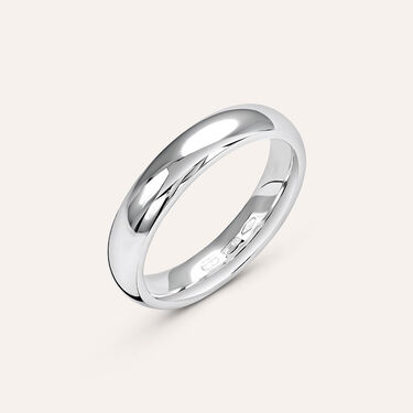 Fede Comoda 4 mm Oro Bianco