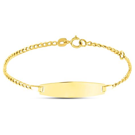 Bracciale Con Targhetta Holy Oro Giallo - Bracciali con Incisione Bambino | Stroili