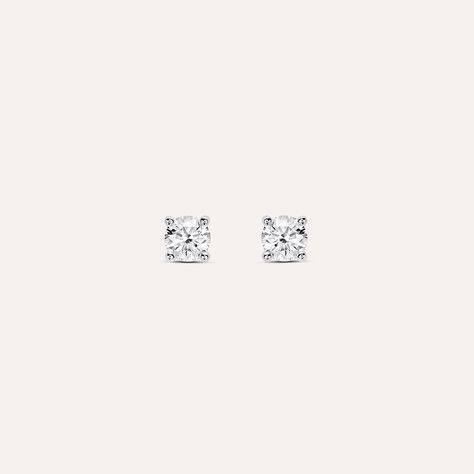Orecchini Lobo Punto Luce Firmamenti Oro Bianco Diamante - Gioielli Donna | Stroili
