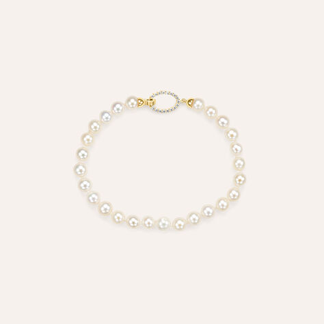 Bracciale Gabrielle Oro Giallo Perla D'Acqua Dolce - Bracciali Donna | Stroili