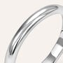 Fede Francesina 2.5 mm Oro Bianco