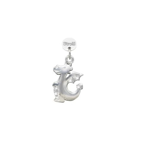 Charm in argento rosato e glitter - Charms Donna | Stroili
