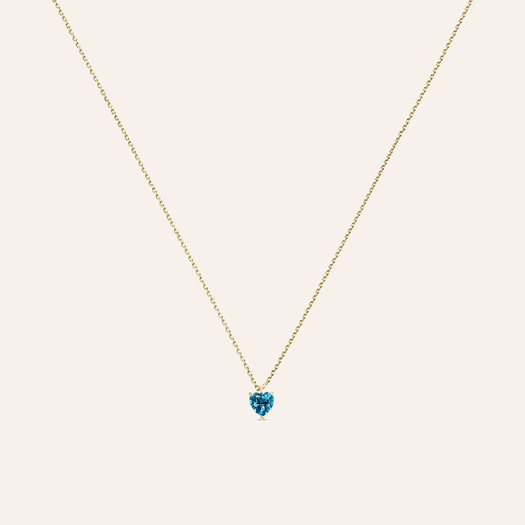 Collana Punto Luce Am&eacute;lie Oro Giallo Topazio