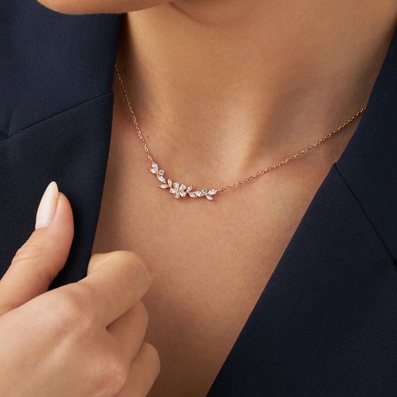 Collana Silver Elegance Argento Rosa Cubic Zirconia - Collane Donna | Stroili