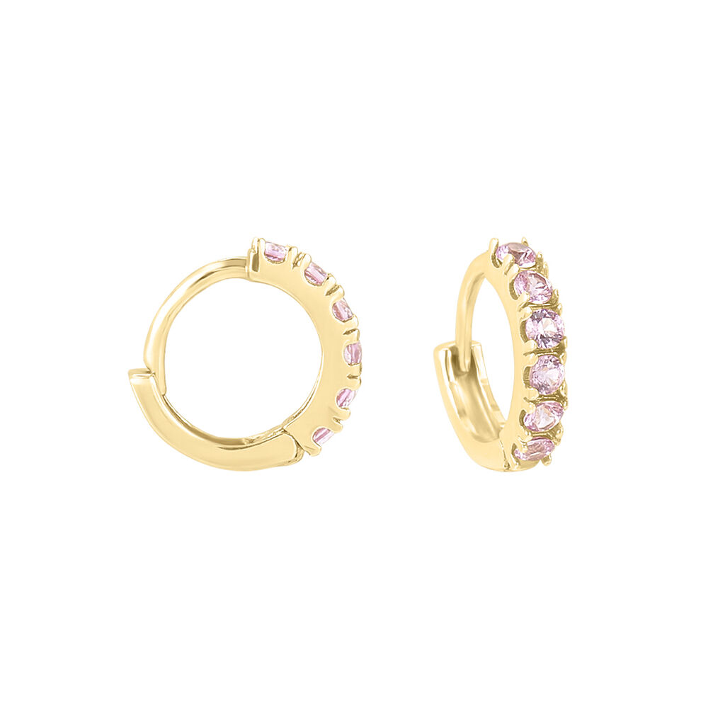 Orecchini A Cerchio Mon Petit Oro Giallo Cubic Zirconia - Orecchini a Cerchio Bambino | Stroili