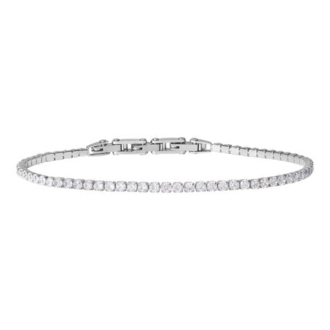 Bracciale Tennis Man Code Acciaio Cristallo - Bracciali Tennis Uomo | Stroili